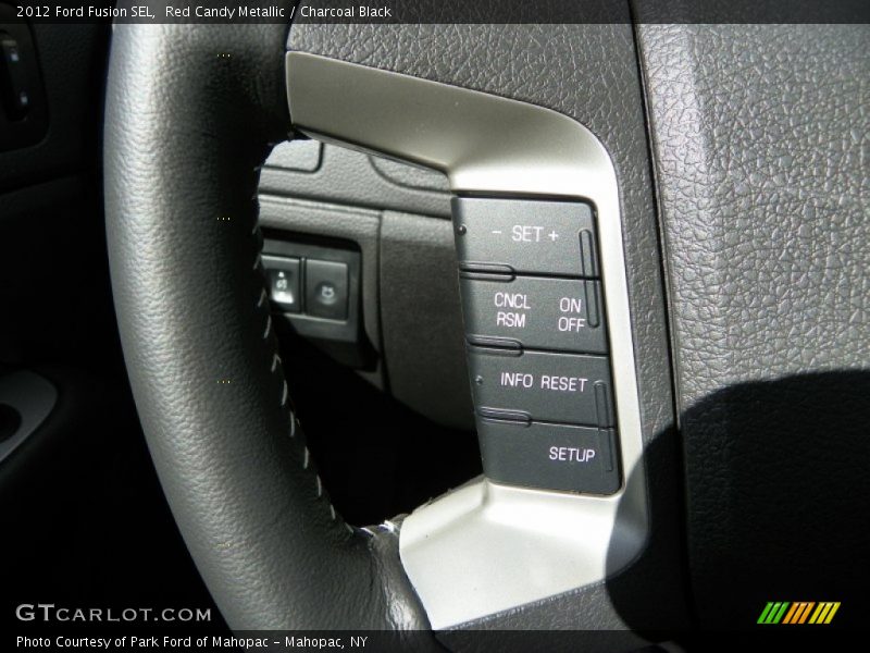 Red Candy Metallic / Charcoal Black 2012 Ford Fusion SEL