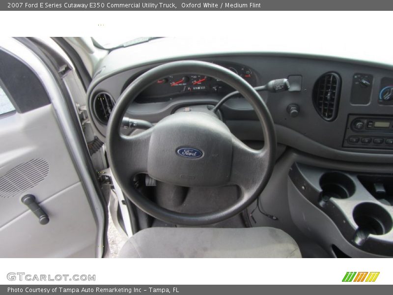 Oxford White / Medium Flint 2007 Ford E Series Cutaway E350 Commercial Utility Truck