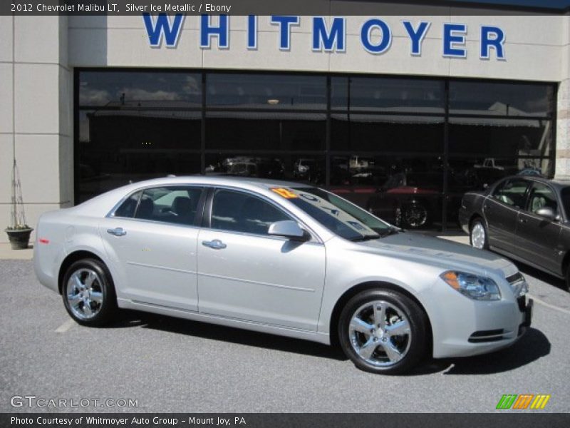 Silver Ice Metallic / Ebony 2012 Chevrolet Malibu LT
