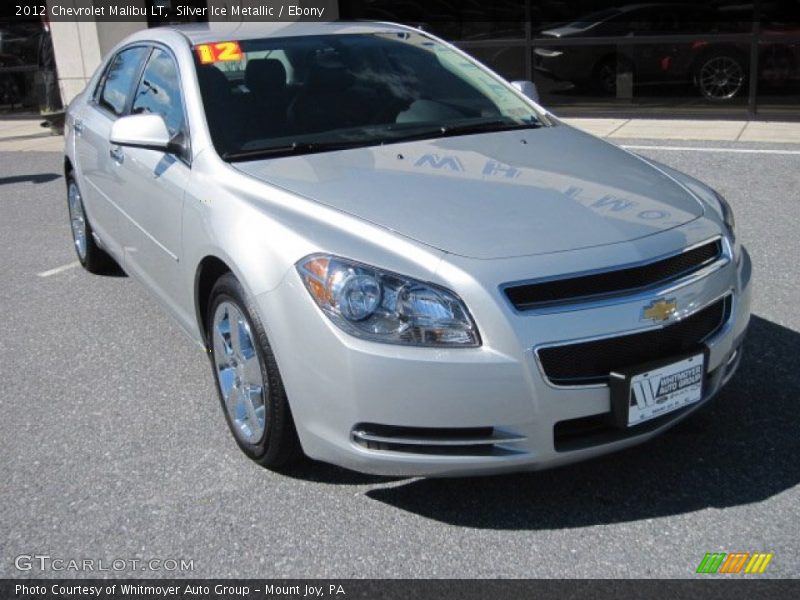 Silver Ice Metallic / Ebony 2012 Chevrolet Malibu LT