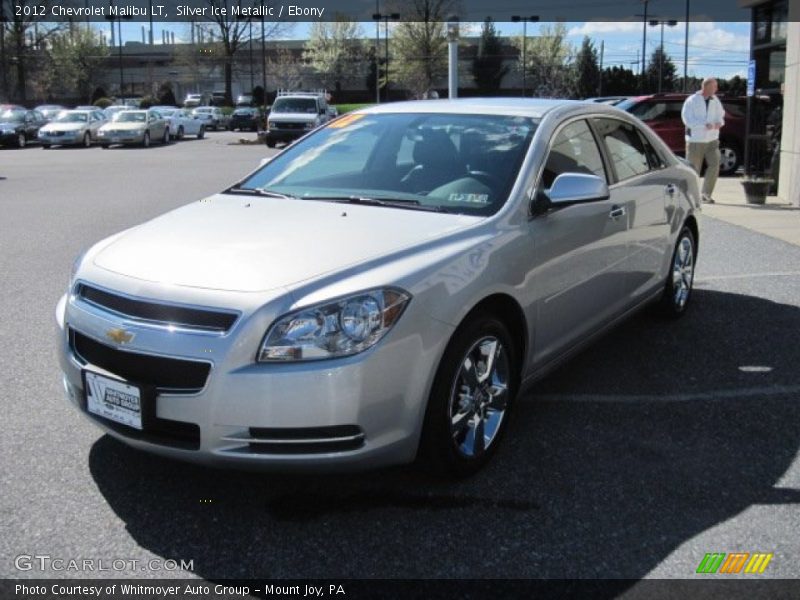 Silver Ice Metallic / Ebony 2012 Chevrolet Malibu LT