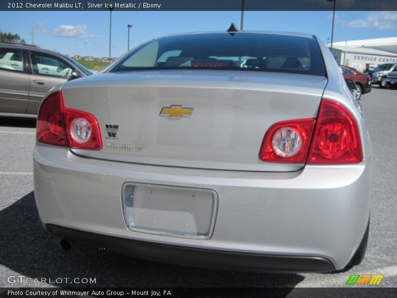 Silver Ice Metallic / Ebony 2012 Chevrolet Malibu LT