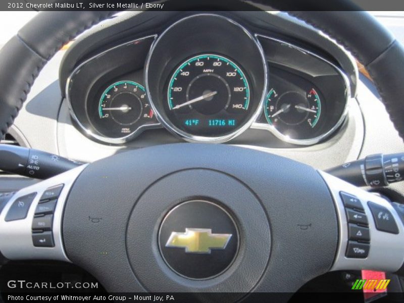 Silver Ice Metallic / Ebony 2012 Chevrolet Malibu LT