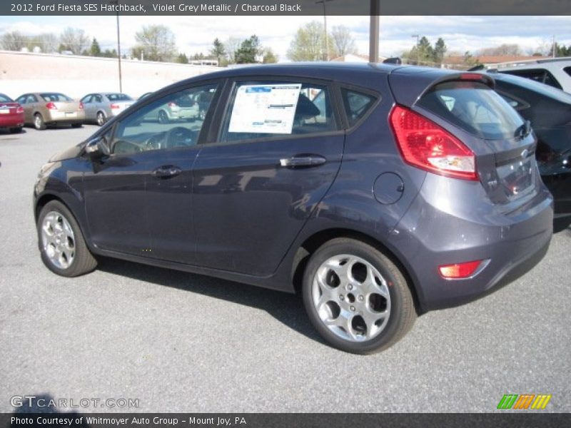 Violet Grey Metallic / Charcoal Black 2012 Ford Fiesta SES Hatchback