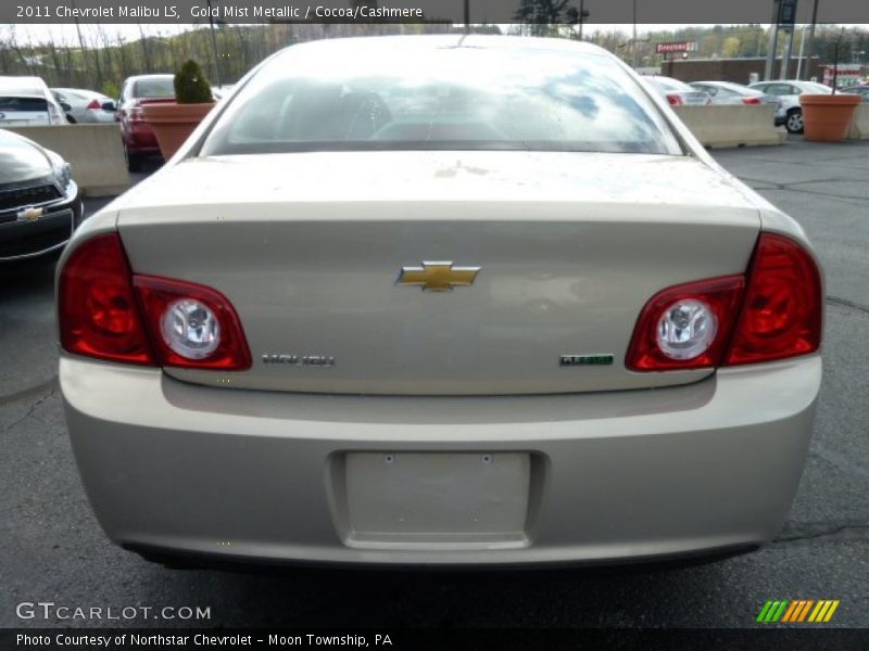 Gold Mist Metallic / Cocoa/Cashmere 2011 Chevrolet Malibu LS