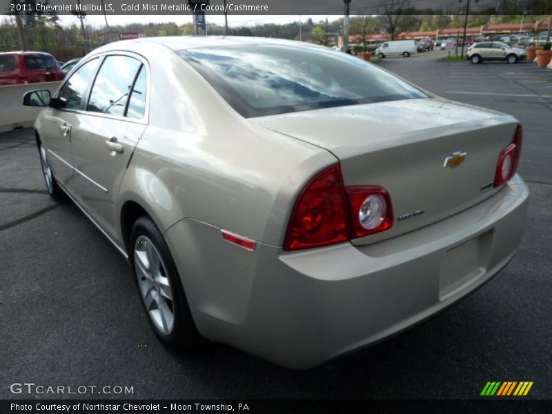 Gold Mist Metallic / Cocoa/Cashmere 2011 Chevrolet Malibu LS