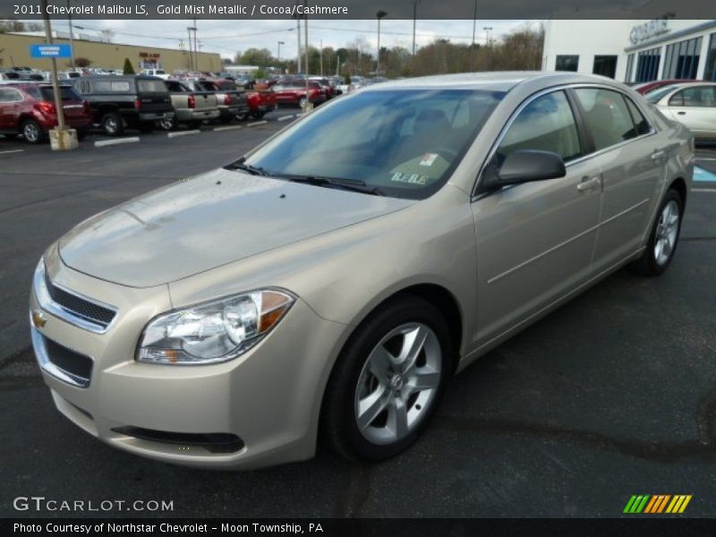 Gold Mist Metallic / Cocoa/Cashmere 2011 Chevrolet Malibu LS