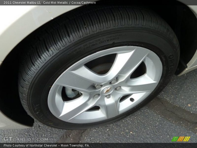 Gold Mist Metallic / Cocoa/Cashmere 2011 Chevrolet Malibu LS