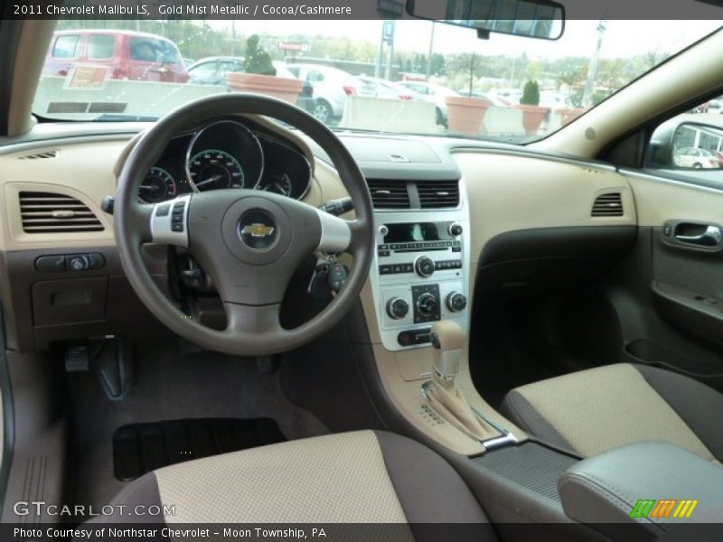 Gold Mist Metallic / Cocoa/Cashmere 2011 Chevrolet Malibu LS