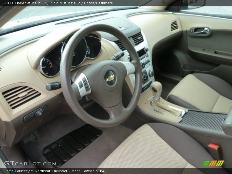 Gold Mist Metallic / Cocoa/Cashmere 2011 Chevrolet Malibu LS