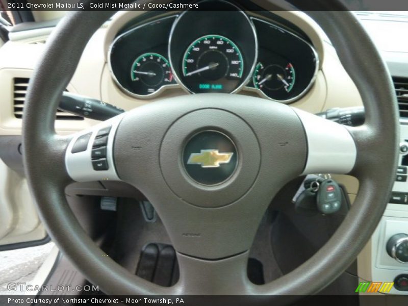 Gold Mist Metallic / Cocoa/Cashmere 2011 Chevrolet Malibu LS
