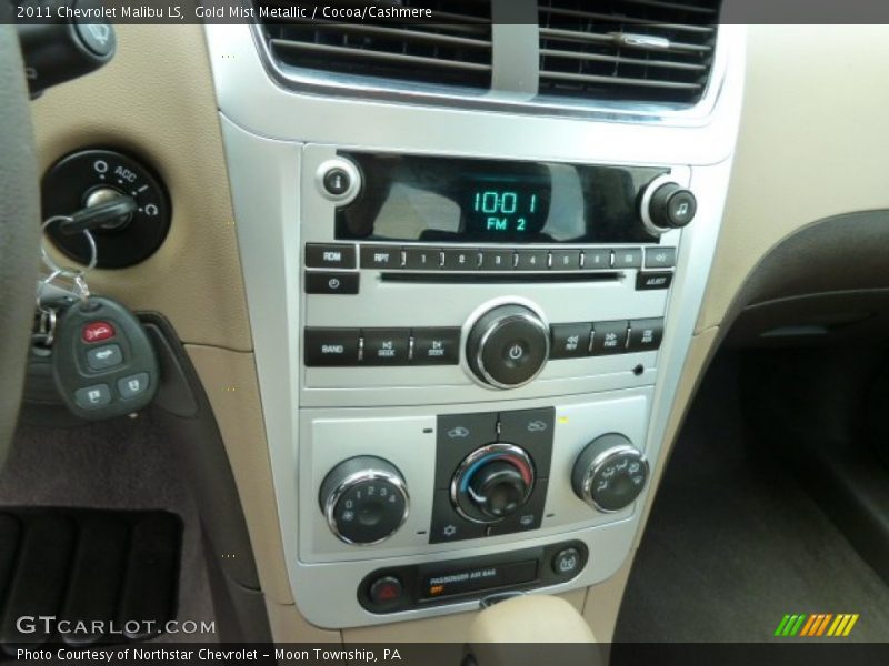 Gold Mist Metallic / Cocoa/Cashmere 2011 Chevrolet Malibu LS