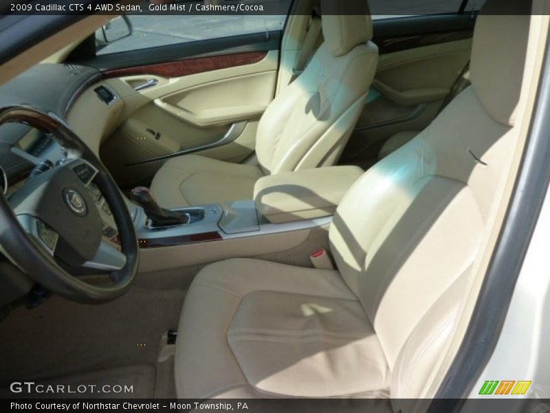 Gold Mist / Cashmere/Cocoa 2009 Cadillac CTS 4 AWD Sedan