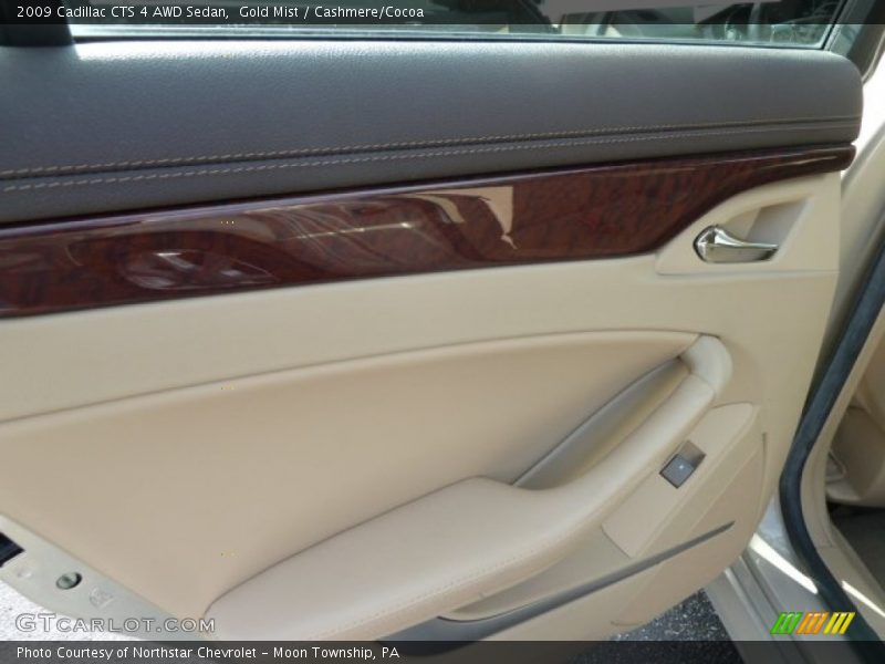 Gold Mist / Cashmere/Cocoa 2009 Cadillac CTS 4 AWD Sedan