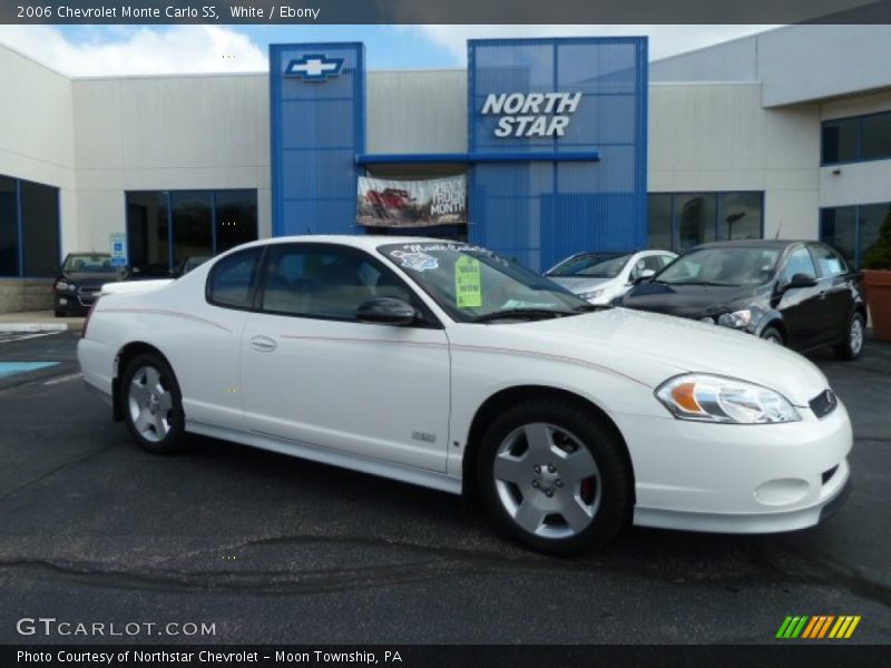 White / Ebony 2006 Chevrolet Monte Carlo SS