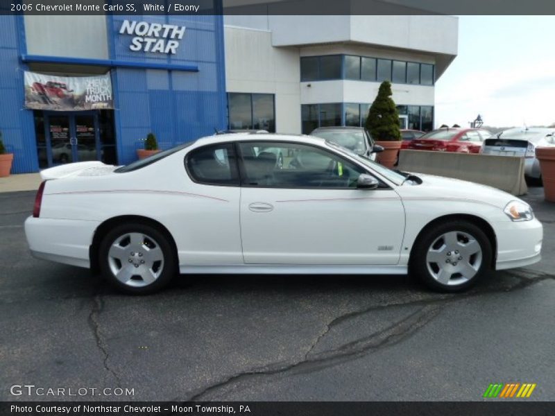 White / Ebony 2006 Chevrolet Monte Carlo SS