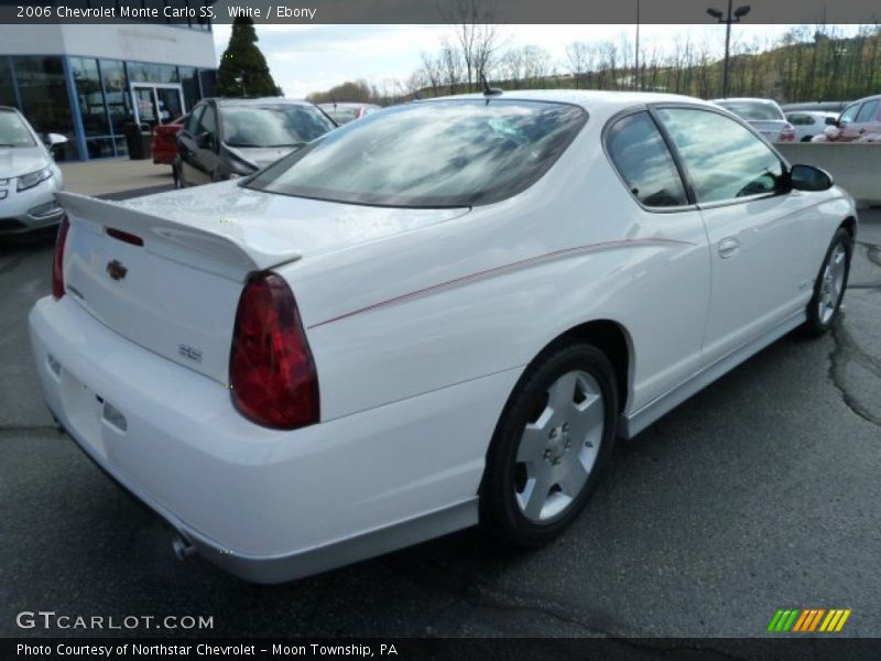 White / Ebony 2006 Chevrolet Monte Carlo SS