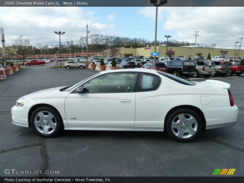 White / Ebony 2006 Chevrolet Monte Carlo SS