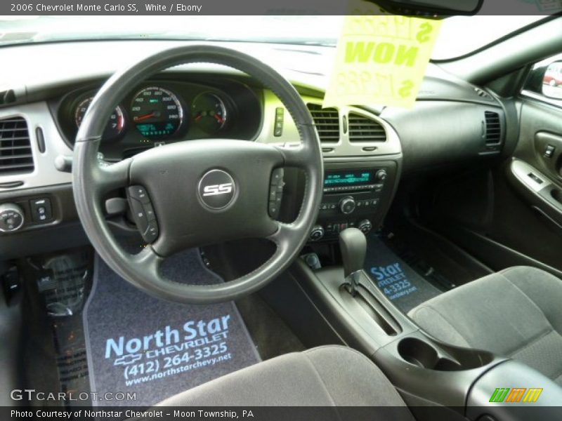 White / Ebony 2006 Chevrolet Monte Carlo SS