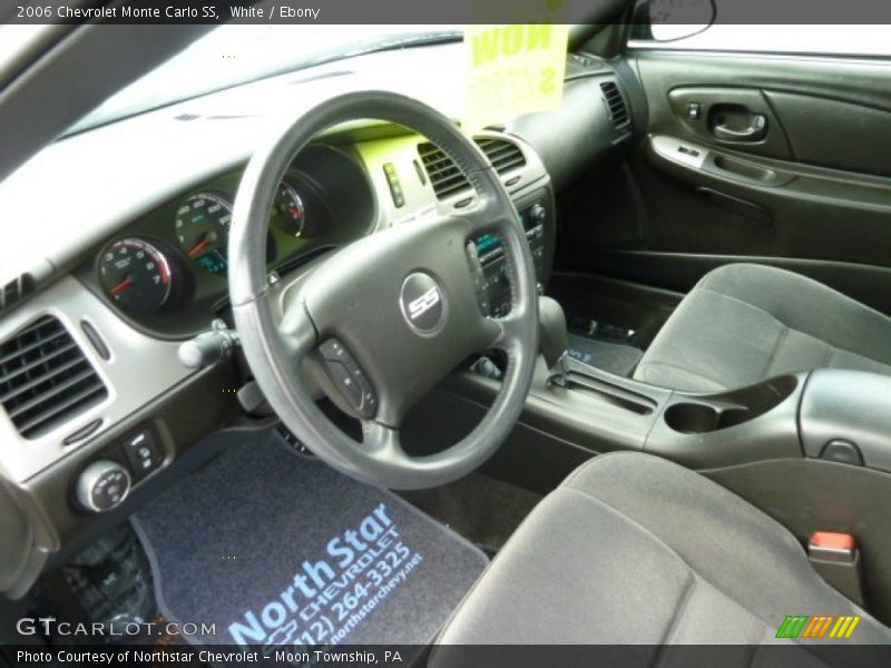 White / Ebony 2006 Chevrolet Monte Carlo SS