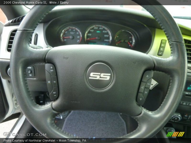 White / Ebony 2006 Chevrolet Monte Carlo SS