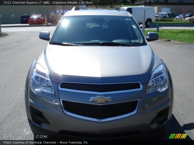 Graystone Metallic / Jet Black 2012 Chevrolet Equinox LT AWD
