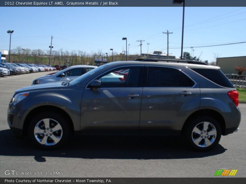 Graystone Metallic / Jet Black 2012 Chevrolet Equinox LT AWD