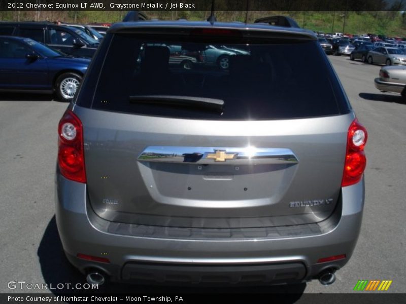 Graystone Metallic / Jet Black 2012 Chevrolet Equinox LT AWD