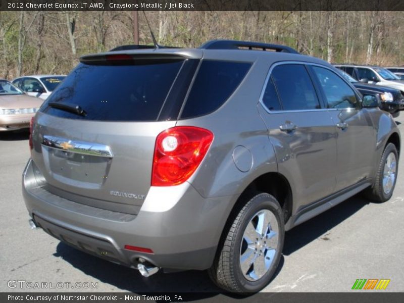 Graystone Metallic / Jet Black 2012 Chevrolet Equinox LT AWD