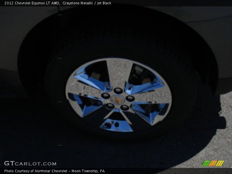 Graystone Metallic / Jet Black 2012 Chevrolet Equinox LT AWD