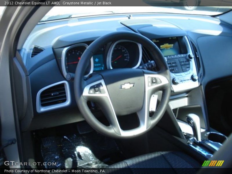 Graystone Metallic / Jet Black 2012 Chevrolet Equinox LT AWD