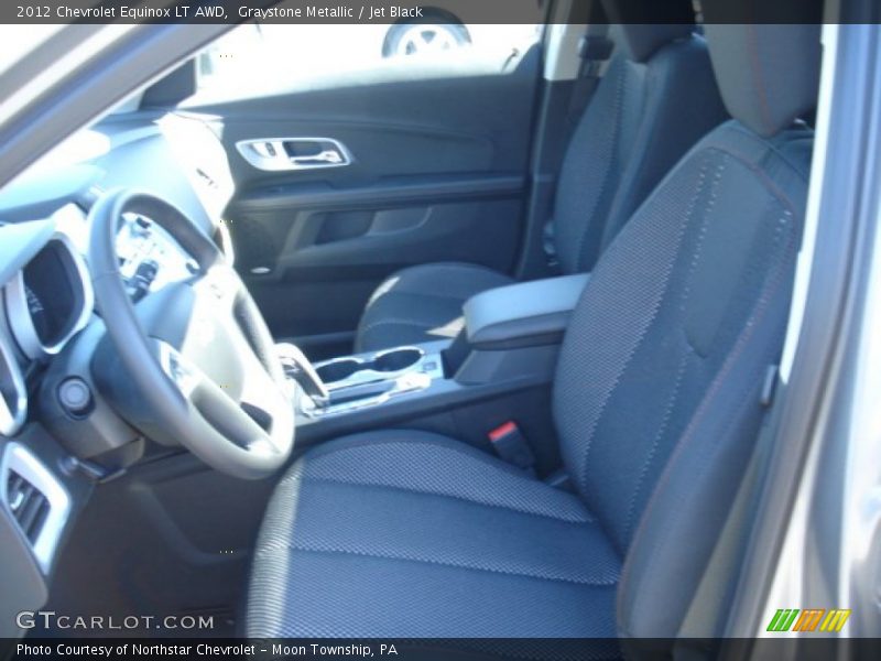 Graystone Metallic / Jet Black 2012 Chevrolet Equinox LT AWD