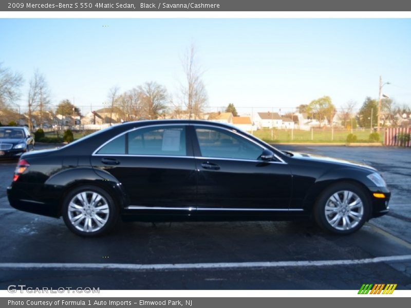 Black / Savanna/Cashmere 2009 Mercedes-Benz S 550 4Matic Sedan
