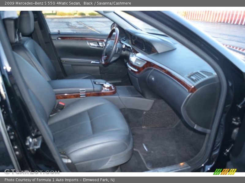 Black / Savanna/Cashmere 2009 Mercedes-Benz S 550 4Matic Sedan