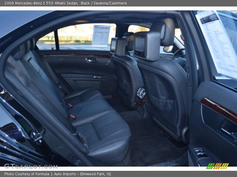 Black / Savanna/Cashmere 2009 Mercedes-Benz S 550 4Matic Sedan