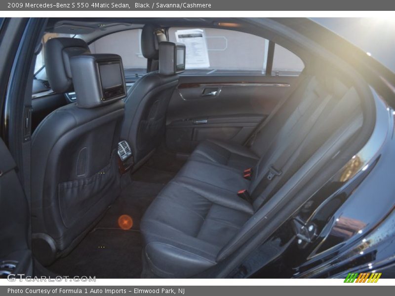 Black / Savanna/Cashmere 2009 Mercedes-Benz S 550 4Matic Sedan