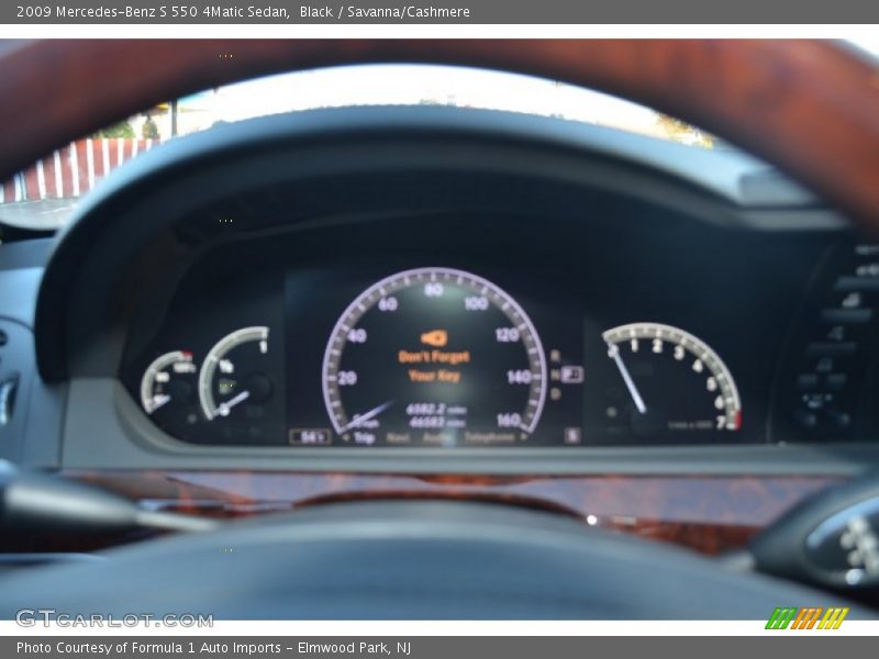 Black / Savanna/Cashmere 2009 Mercedes-Benz S 550 4Matic Sedan