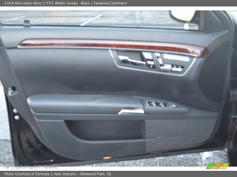 Black / Savanna/Cashmere 2009 Mercedes-Benz S 550 4Matic Sedan
