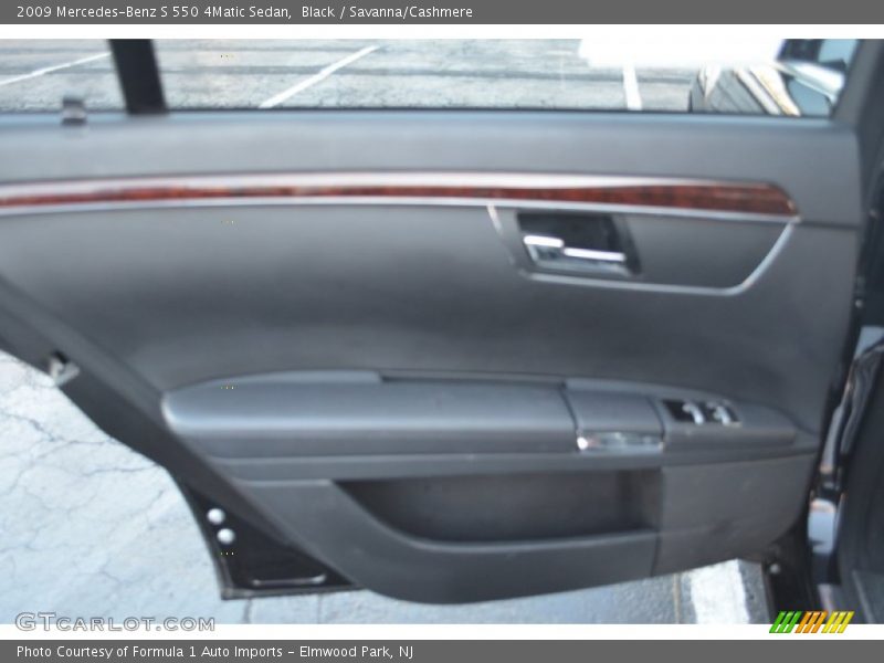 Black / Savanna/Cashmere 2009 Mercedes-Benz S 550 4Matic Sedan