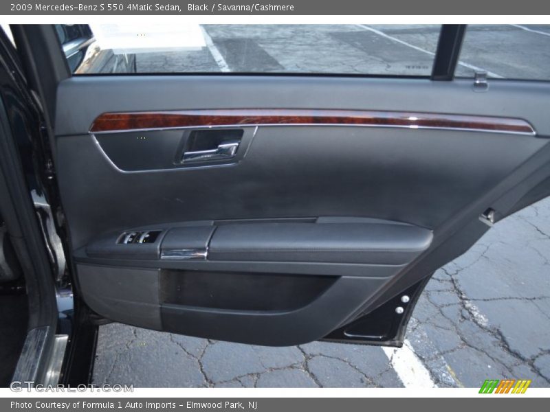 Black / Savanna/Cashmere 2009 Mercedes-Benz S 550 4Matic Sedan
