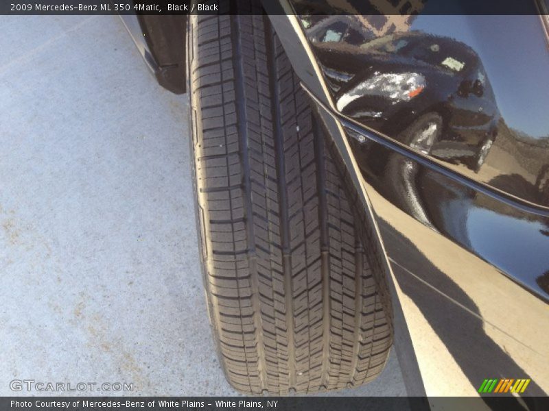 Black / Black 2009 Mercedes-Benz ML 350 4Matic
