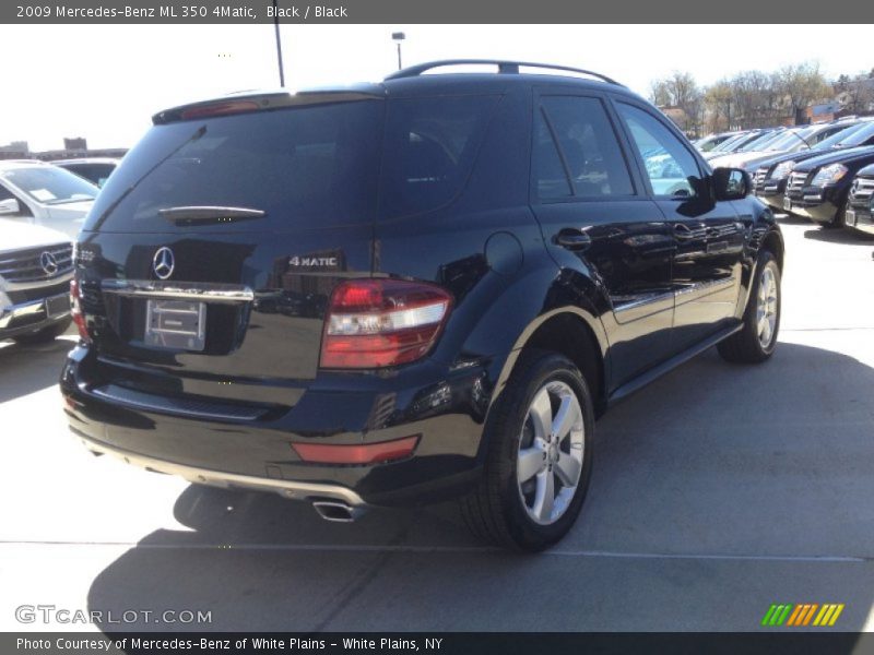 Black / Black 2009 Mercedes-Benz ML 350 4Matic