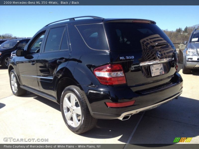 Black / Black 2009 Mercedes-Benz ML 350 4Matic