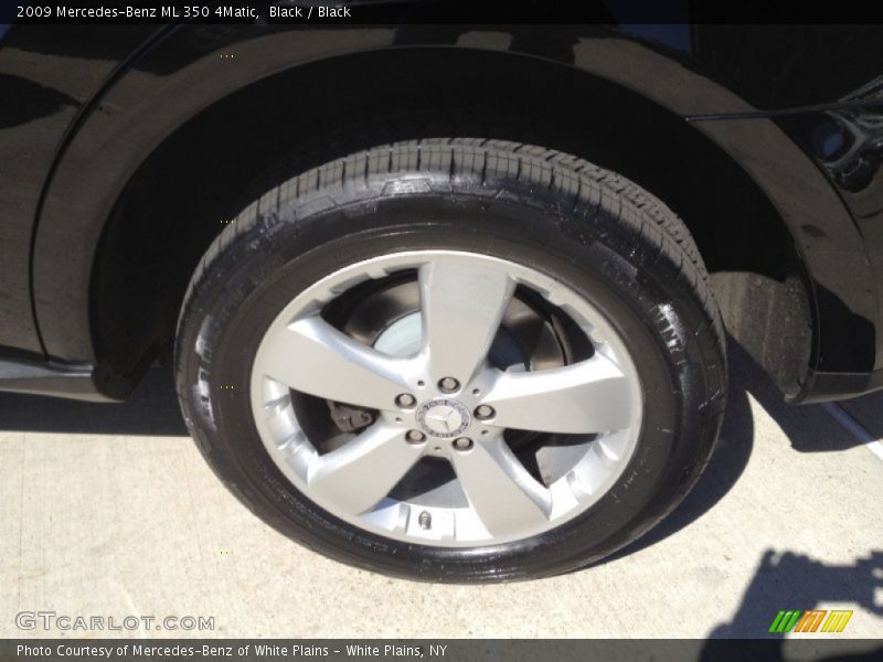 Black / Black 2009 Mercedes-Benz ML 350 4Matic
