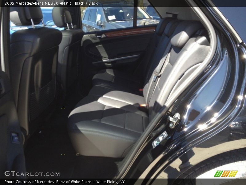 Black / Black 2009 Mercedes-Benz ML 350 4Matic