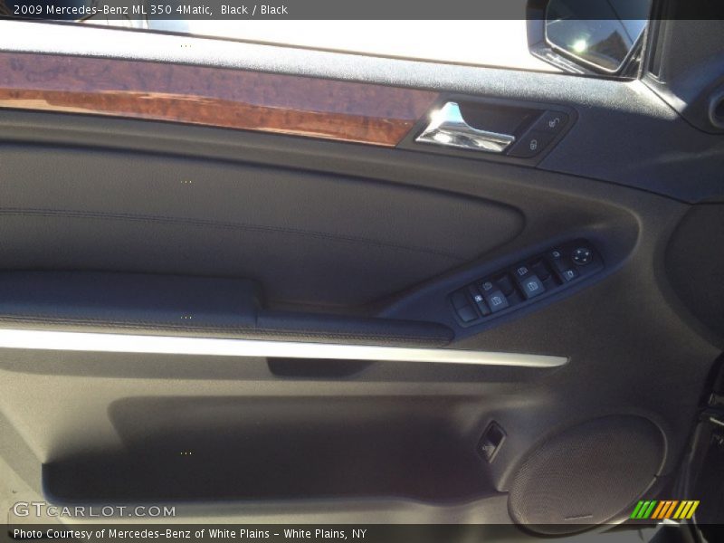 Black / Black 2009 Mercedes-Benz ML 350 4Matic