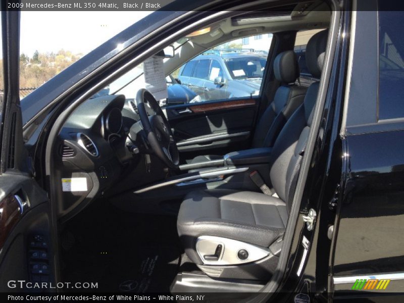 Black / Black 2009 Mercedes-Benz ML 350 4Matic