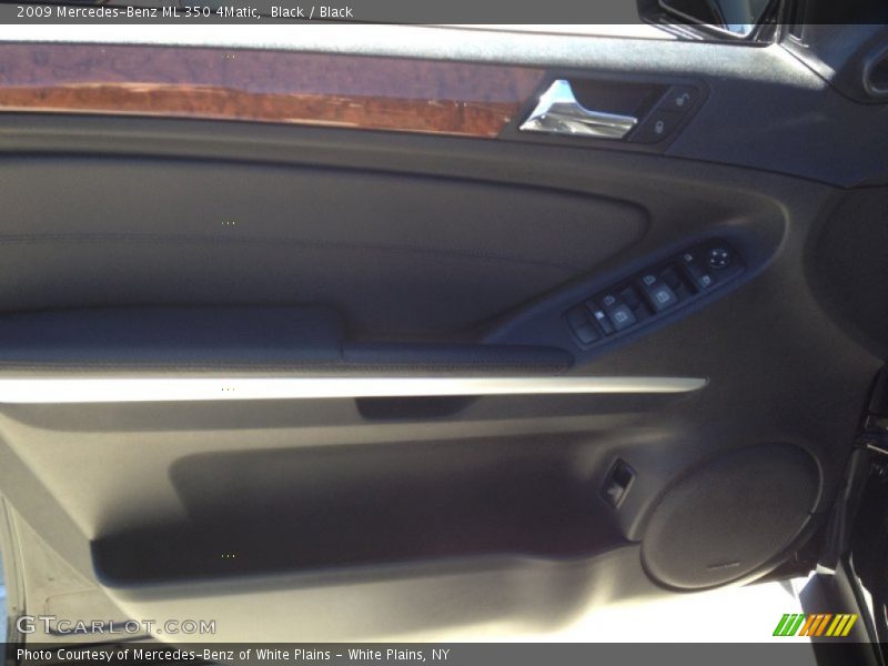 Black / Black 2009 Mercedes-Benz ML 350 4Matic