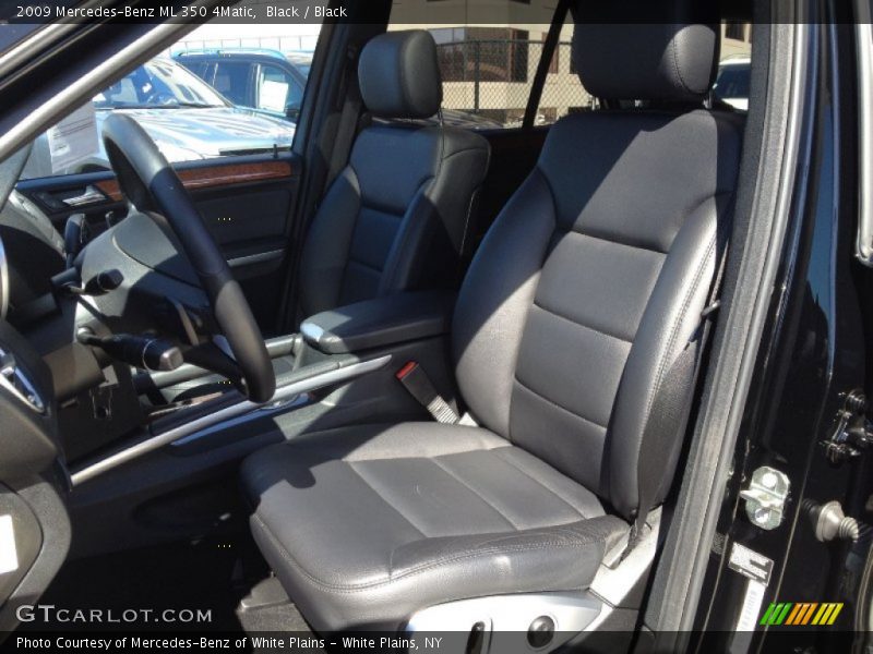 Black / Black 2009 Mercedes-Benz ML 350 4Matic