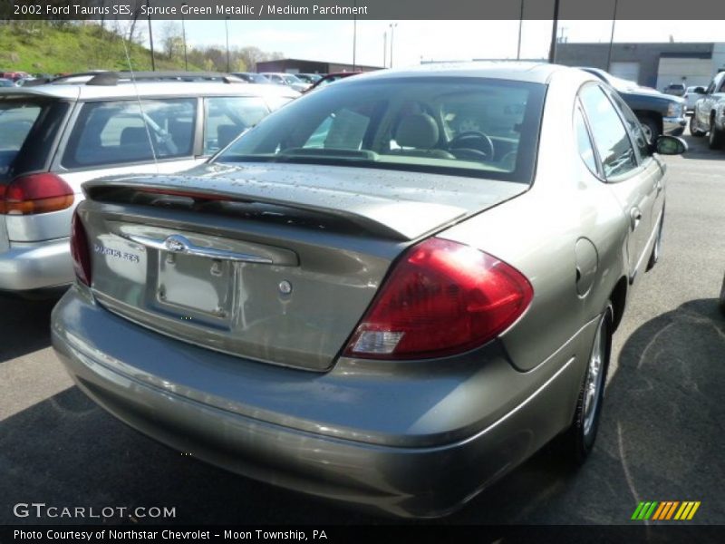 Spruce Green Metallic / Medium Parchment 2002 Ford Taurus SES
